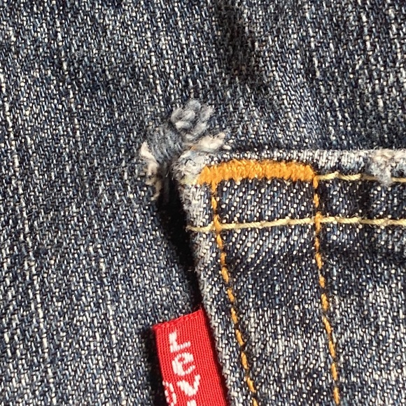 Mens Levi’s Dark Wash 559 Relaxed Straight Fit Size 42x28 Jeans - Picture 16 of 17